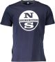 North Sails Groen Katoenen Logo T-shirt met Stijlvolle Print Green Heren - Thumbnail 1