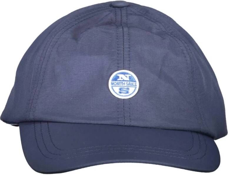 North Sails Blauwe Logo Pet Stijlvol Sportief Accent Blue Unisex