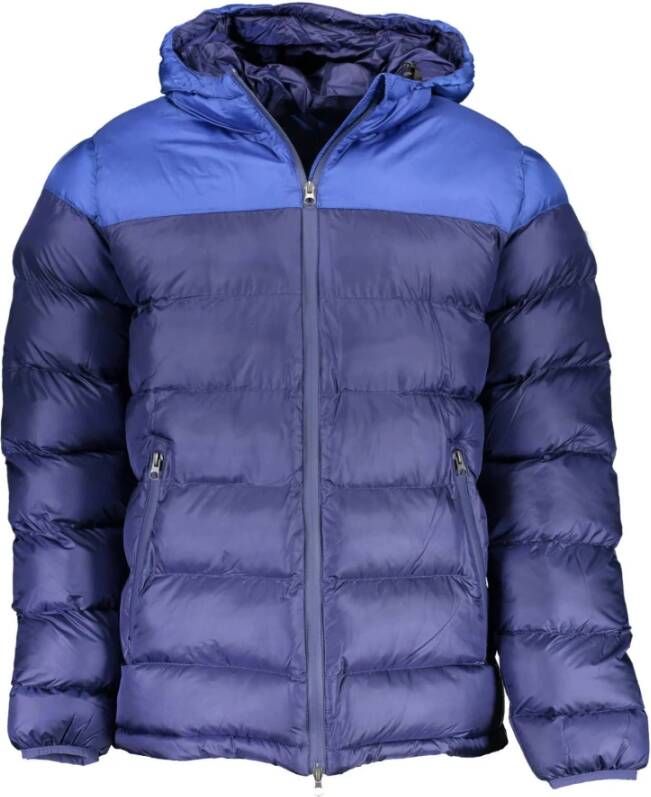 North Sails Blue Polyamide Jacket Blauw Heren