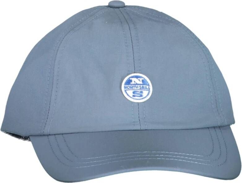 North Sails Blauwe heren zonneklep met logo Blue Unisex