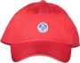 North Sails Elegante rode katoenen pet met logoscherm Red Unisex - Thumbnail 1