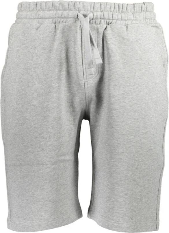 North Sails Sportieve Grijze Heren Shorts met Print Gray Heren