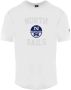 North Sails Witte Crewneck T-shirt met Front Print White Heren - Thumbnail 3