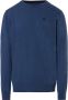 North Sails Blauwe Polyamide Trui met Geborduurd Logo Blue Heren - Thumbnail 1