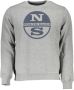 North Sails Grijze Crewneck Sweatshirt met Lange Mouwen Gray Heren - Thumbnail 1