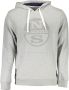 North Sails Biologisch katoenen hoodie met geborstelde achterkant en geribbelde afwerking Gray Heren - Thumbnail 1