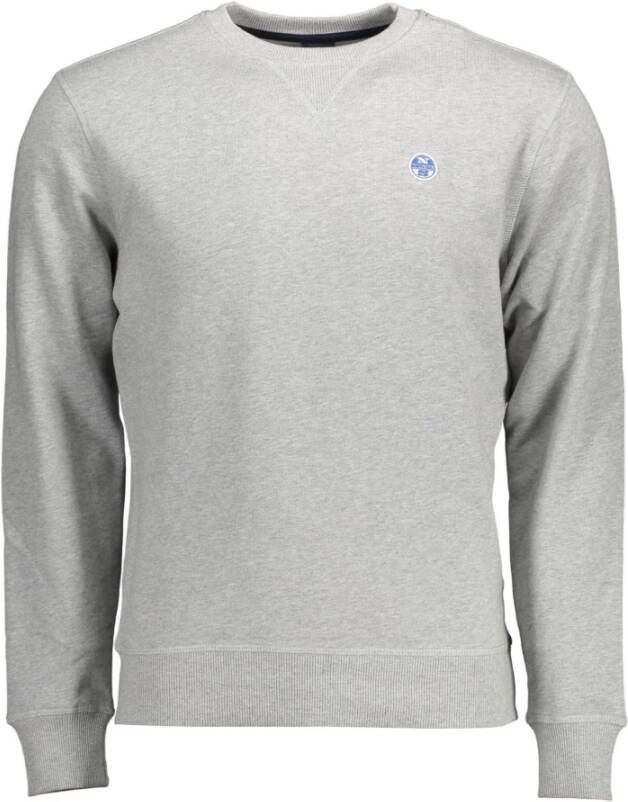 North Sails Gray Cotton Sweater Grijs Heren