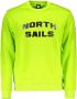 North Sails Groene Sweatshirt met Ronde Hals voor Heren Green Heren - Thumbnail 1