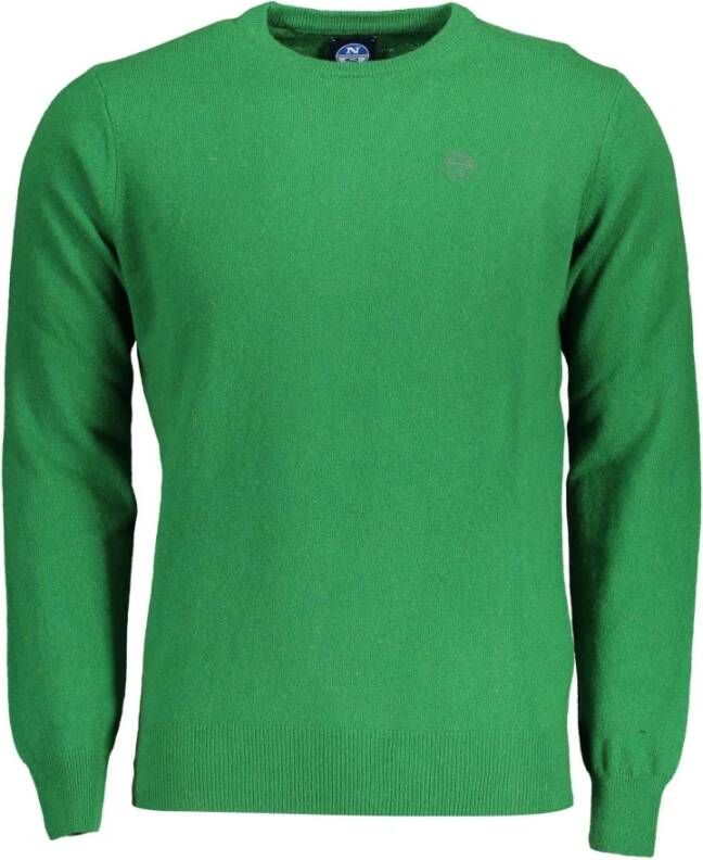 North Sails Groene Wollen Shirt met Lange Mouwen Green Heren
