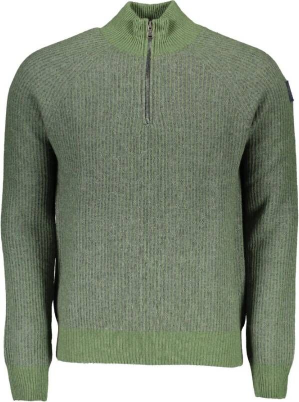 North Sails Green Wool Sweater Groen Heren