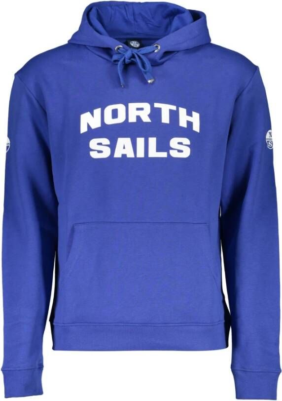 North Sails Blue Cotton Sweater Blauw Heren