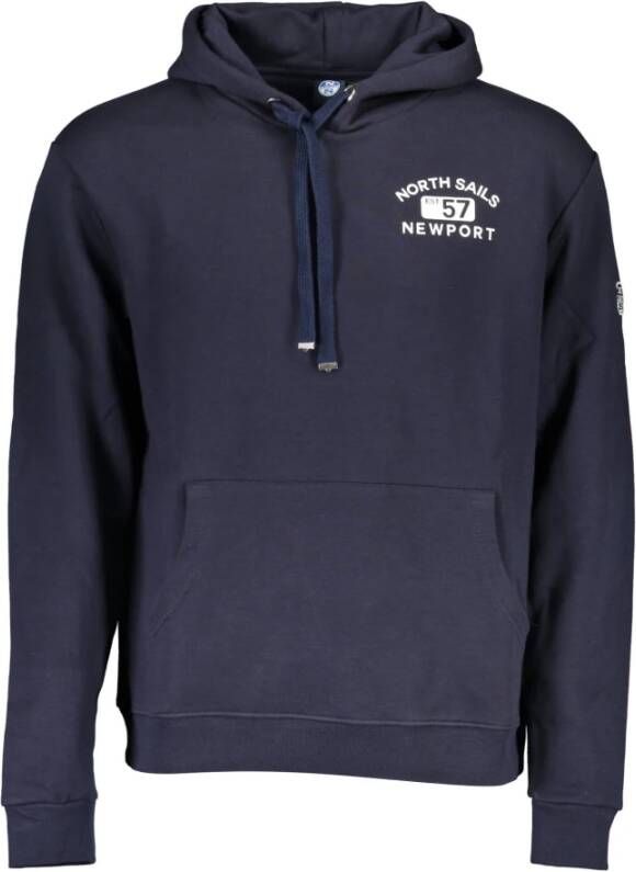 North Sails Men Blauw sweatshirt Blauw Heren
