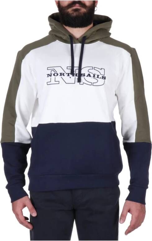 North Sails Hoodies White Heren