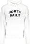 North Sails White Cotton Sweater Wit Heren - Thumbnail 1