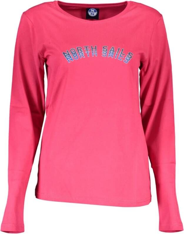 North Sails Pink Cotton Tops & T-Shirt Roze Dames