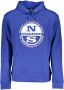 North Sails Blauwe Bedrukte Sweatshirt met Lange Mouwen Blue Heren - Thumbnail 3