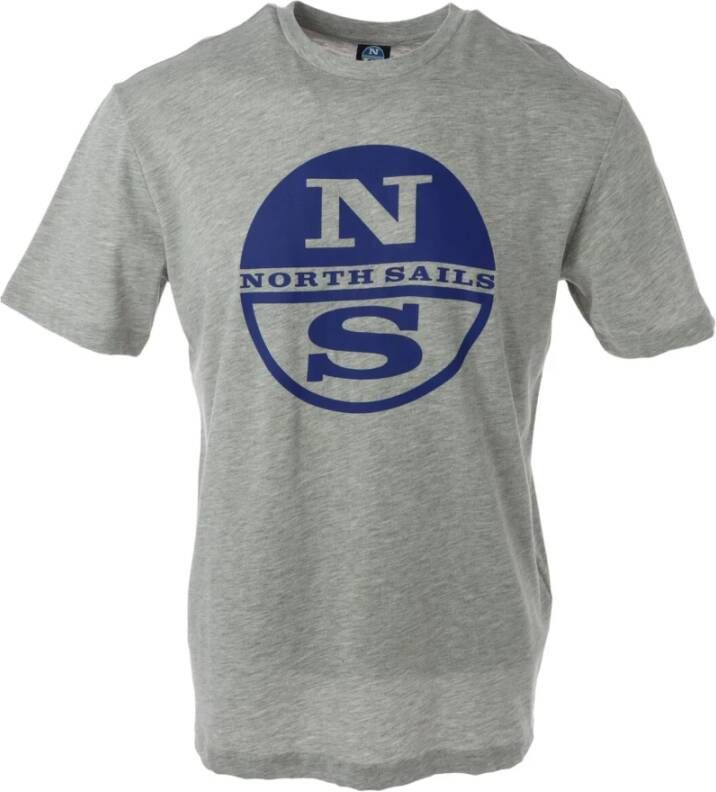 North Sails Men& T-shirt Grijs Heren