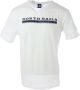 North Sails Print Logo Korte Mouw Katoenen T-Shirt White Heren - Thumbnail 1