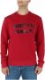 North Sails Rode Katoenen Trui met Lange Mouwen en Logo Print Red Heren - Thumbnail 1