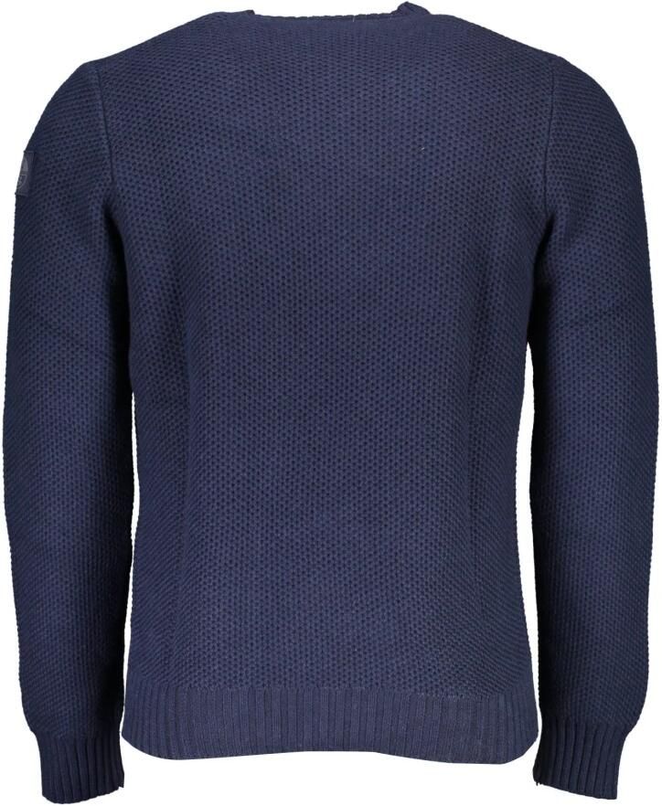 North Sails Blauw Katoenen Shirt met Contrasterende Details Blue Heren