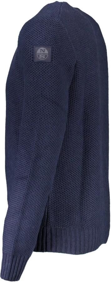 North Sails Blauw Katoenen Shirt met Contrasterende Details Blue Heren - Foto 2