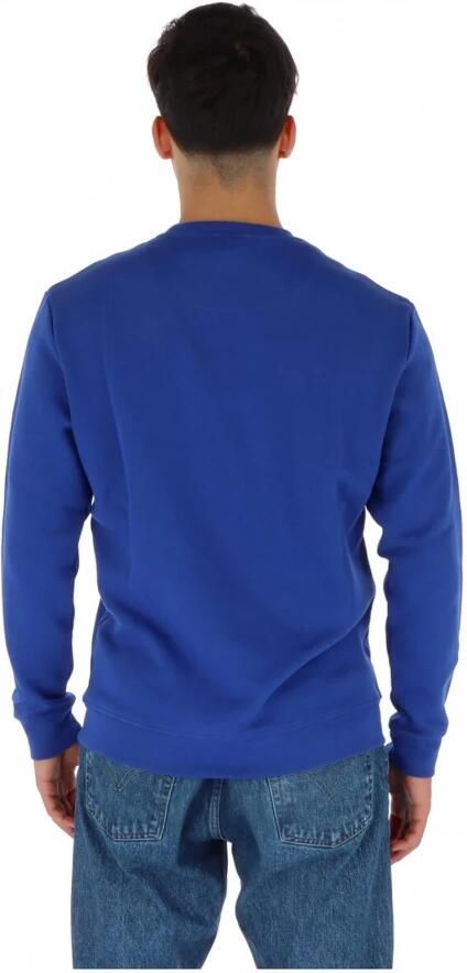 North Sails Blauwe Sweatshirt met Lange Mouwen en Ronde Hals Blue Heren