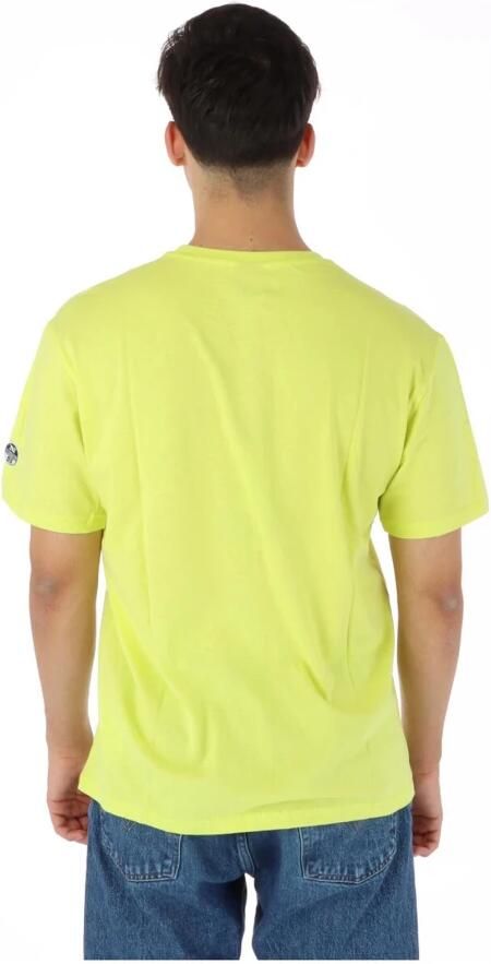 North Sails Gele ronde hals heren T-shirt Yellow Heren