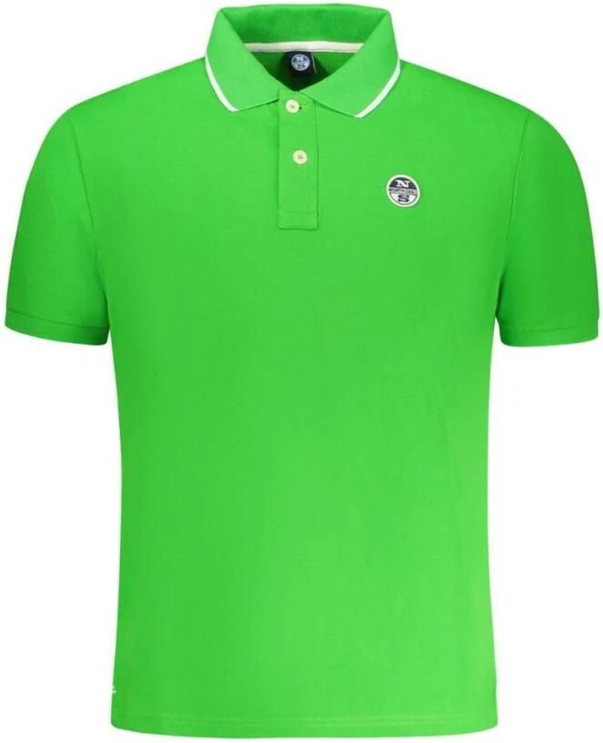 North Sails Groen Klassiek Katoenen Poloshirt Green Heren