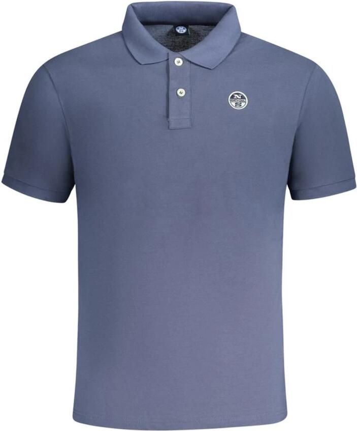 North Sails Klassiek Blauw Katoenen Poloshirt Heren Blue Heren