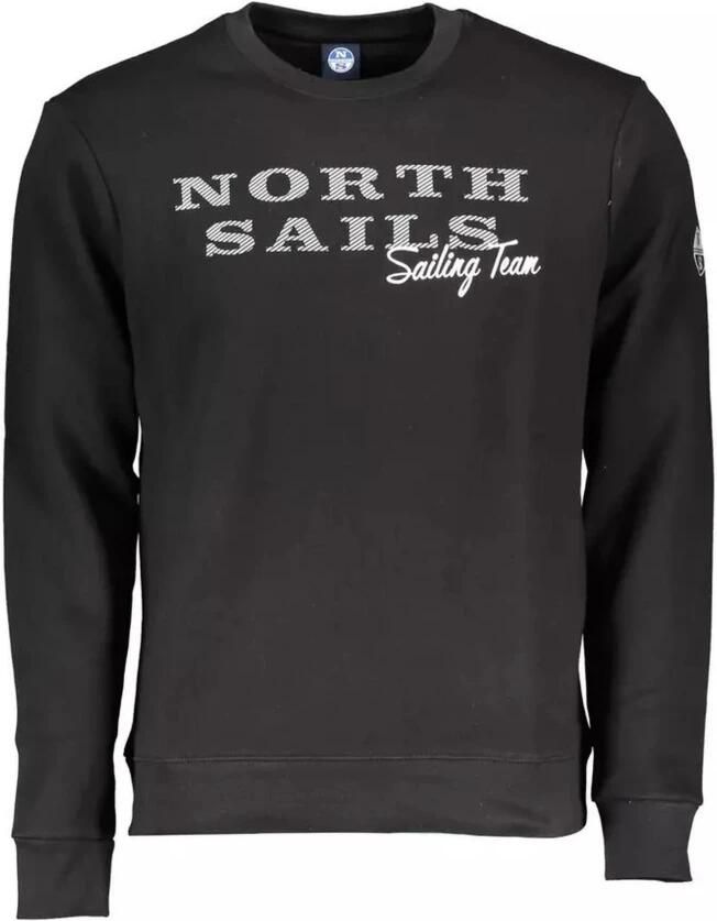 North Sails Stijlvolle sweatshirt met lange mouwen en ronde hals Black Heren