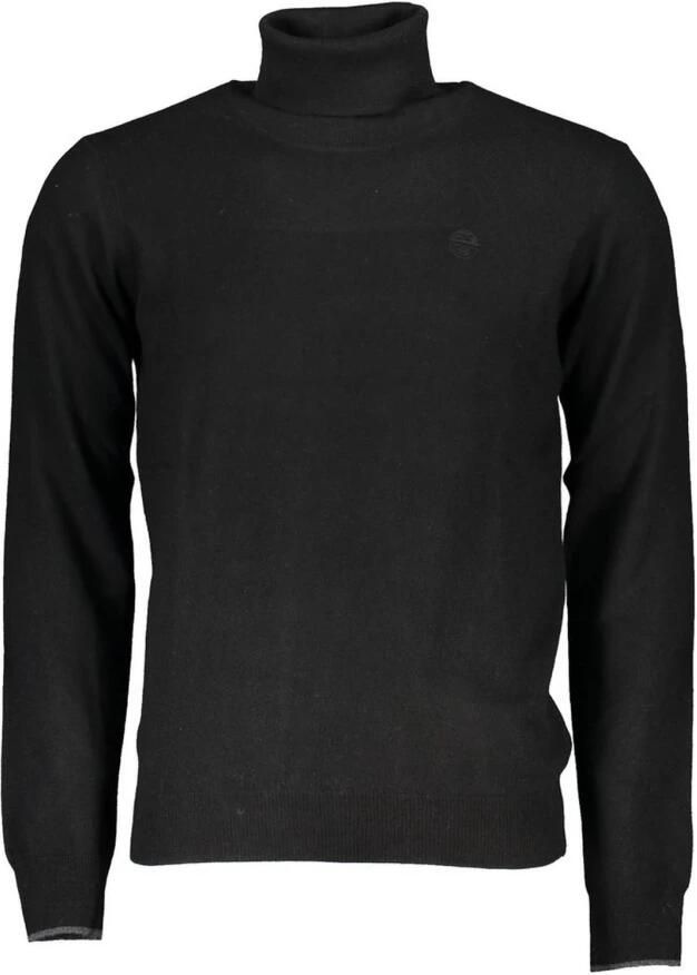 North Sails Elegante Geborduurde Coltrui Black Heren
