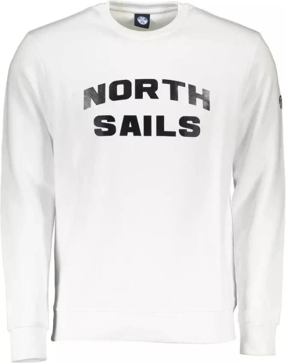 North Sails Klassieke Witte Sweatshirt met Lange Mouwen White