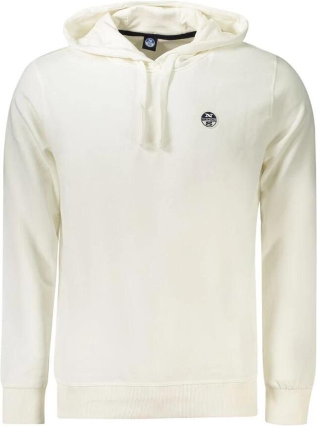 North Sails Witte Katoenen Crew Neck Sweater White Heren