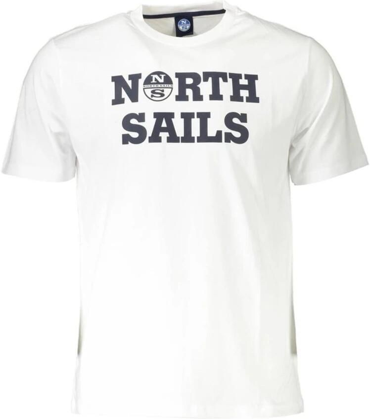 North Sails Organisch T-shirt met ronde hals en korte mouwen White Heren - Foto 3