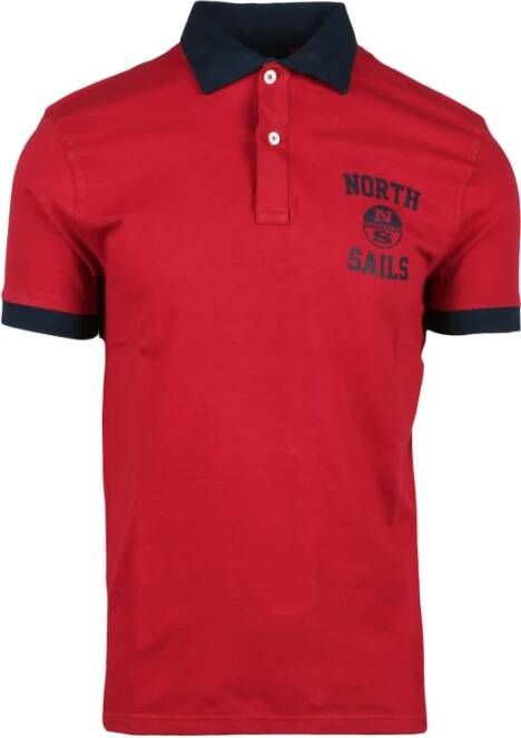 North Sails Polo Shirt Rood Heren