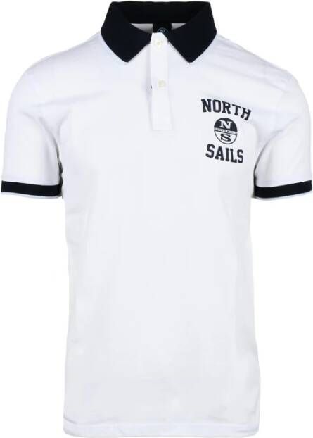 North Sails Polo Shirt White Heren