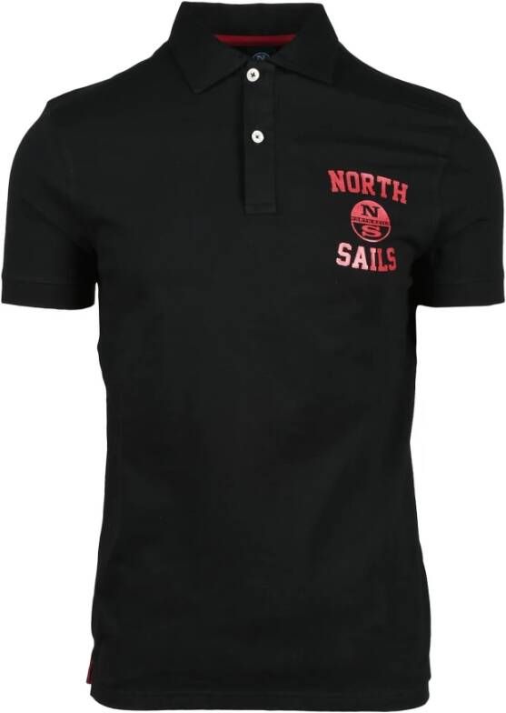 North Sails Polo Shirt Zwart Heren