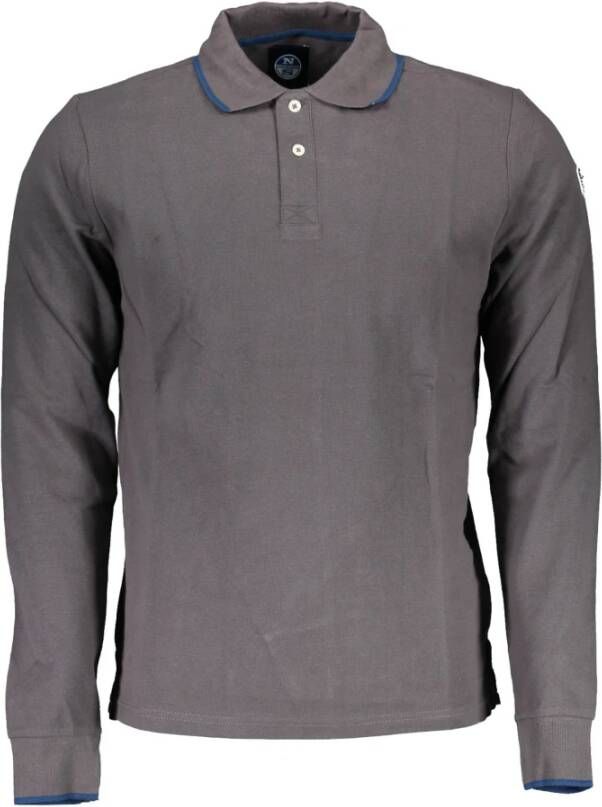 North Sails Polo Shirts Grijs Heren