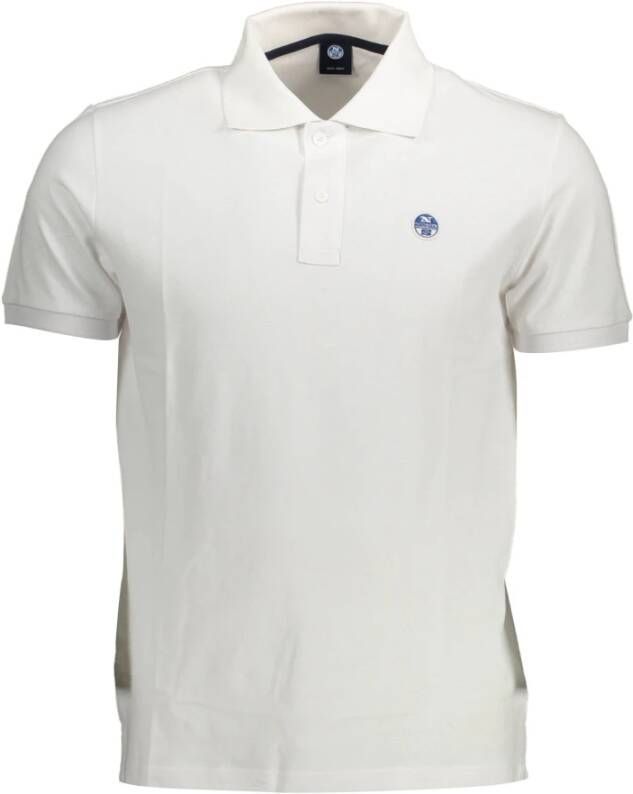 North Sails Polo Shirts Wit Heren