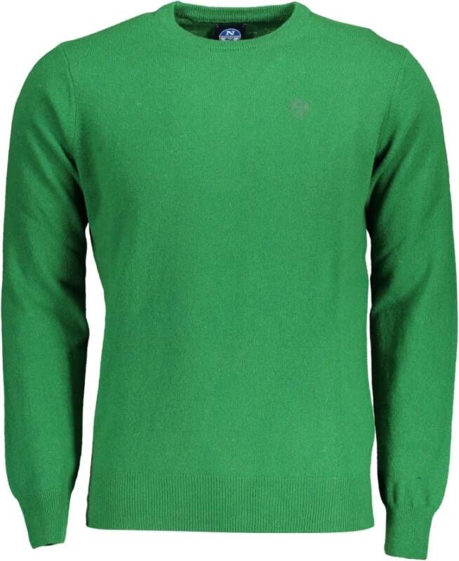 North Sails Groene Geborduurde Trui met Lange Mouwen Green Heren
