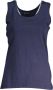 North Sails Blauwe Katoenen Tanktop met Logo Print Blue Dames - Thumbnail 1