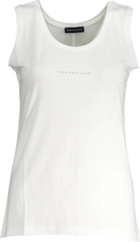 North Sails Stijlvolle Tanktop met Logoprint White Dames