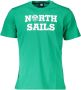 North Sails Organisch T-shirt met ronde hals en korte mouwen White Heren - Thumbnail 1