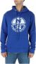 North Sails Blauwe Bedrukte Sweatshirt met Lange Mouwen Blue Heren - Thumbnail 1