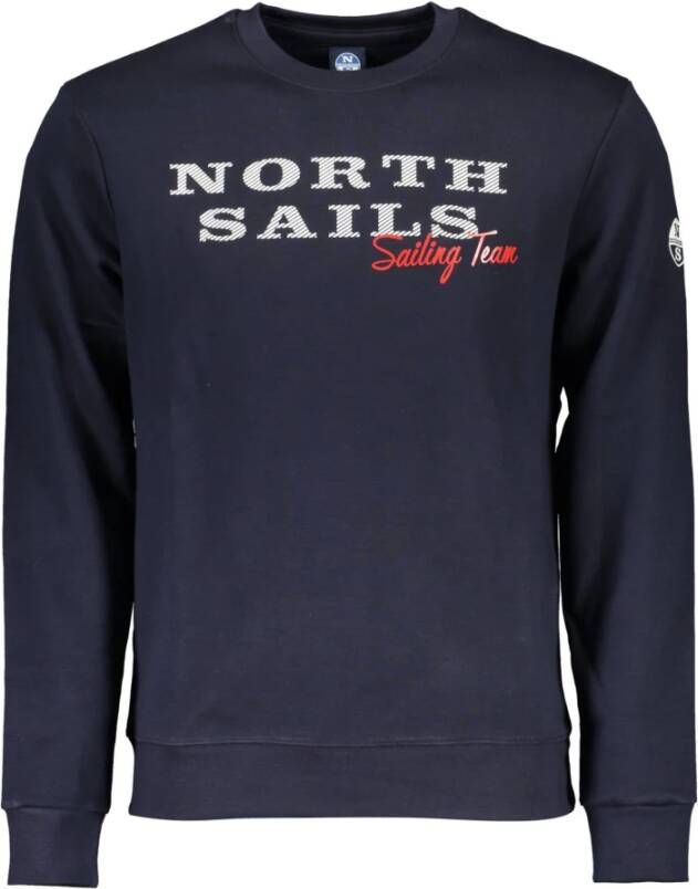 North Sails Men& Blue Sweatshirt Zwart Heren