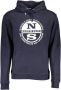North Sails Blauwe Bedrukte Sweatshirt met Lange Mouwen Blue Heren - Thumbnail 3