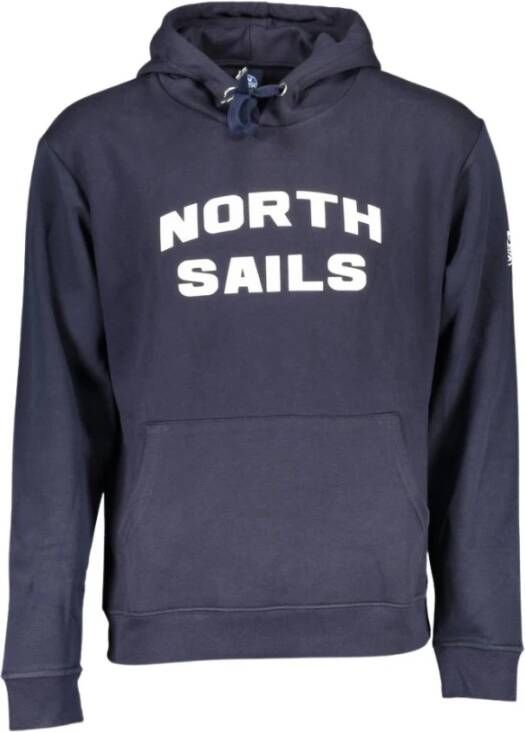 North Sails Blue Cotton Sweater Blauw Heren