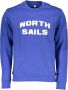 North Sails Blauwe Sweatshirt met Print en Lange Mouwen Blue Heren - Thumbnail 3