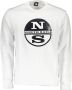 North Sails Witte Crewneck Sweatshirt met Lange Mouwen White Heren - Thumbnail 1
