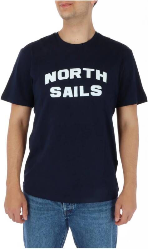 North Sails T-shirt Blauw Heren